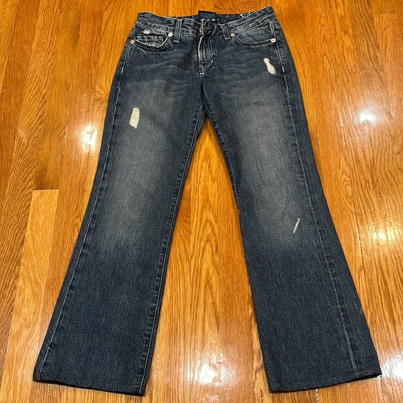 IMMORALITY JEANS Size 27 not worn much. Good shape. Color is still vibrant. - Picture 2 of 15